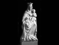 Statua in Marmo Bianco della Madonna - 19