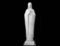 Statua in Marmo Bianco della Madonna - 22